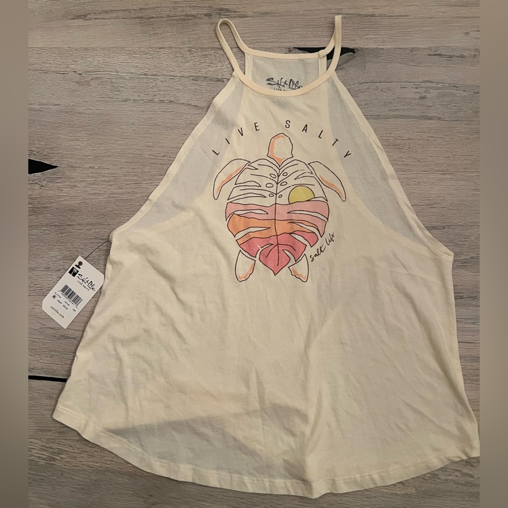 Pair Of Salt Life Women's Tank Top Size L NEW With Tags - Picture 4 of 9
